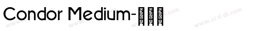 Condor Medium字体转换